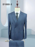 Pin-striped Double-Breasted Suit