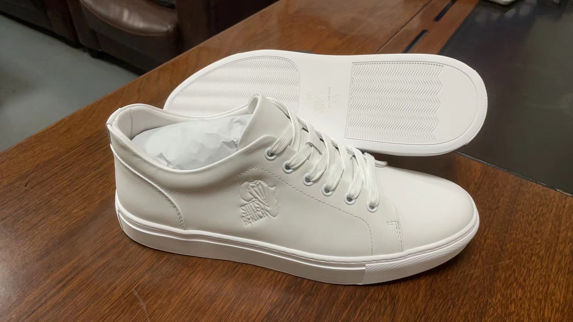 PREMIUM LEATHER WHITE SHOES