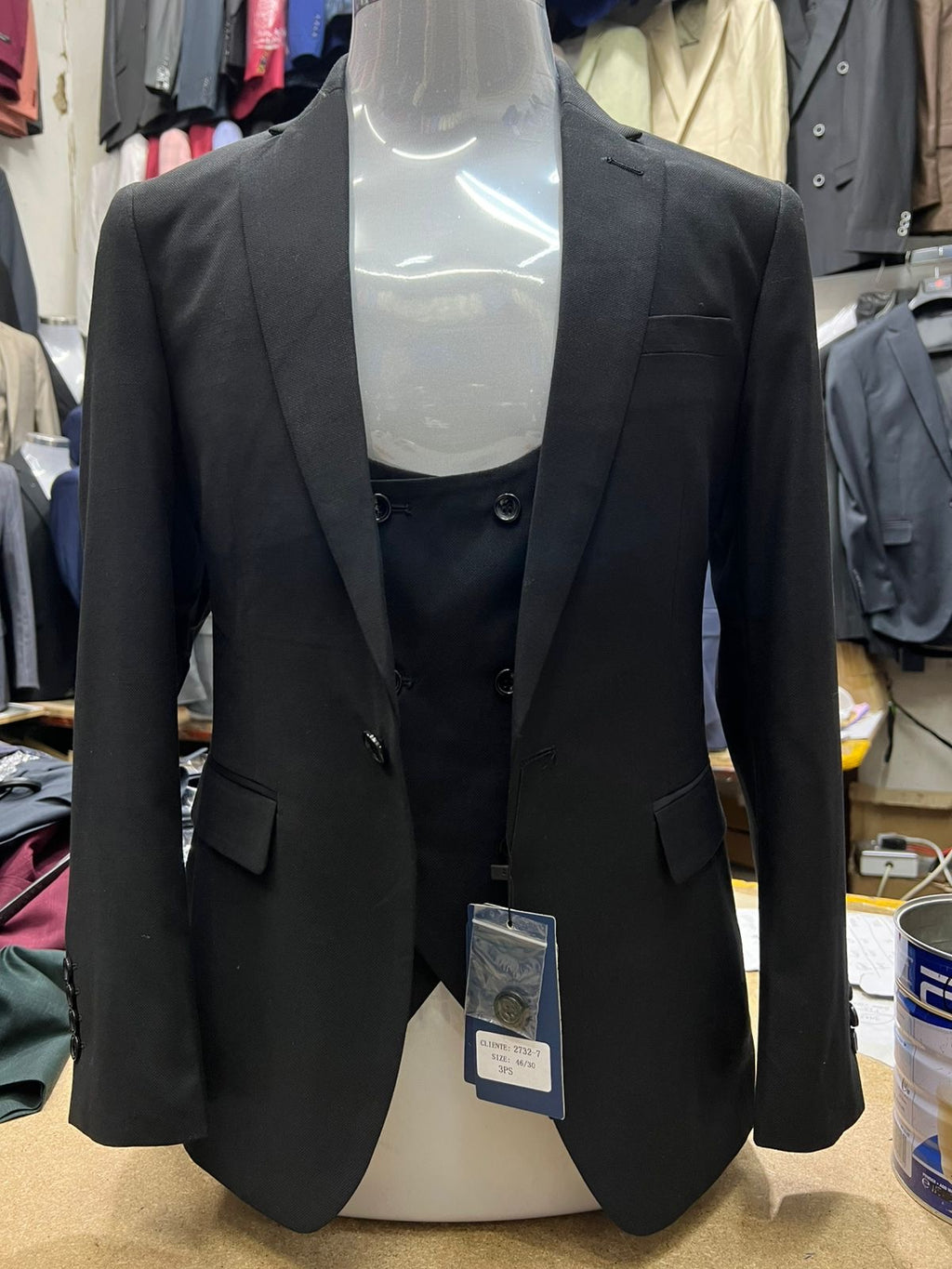 Plain 3-Piece Man Suits